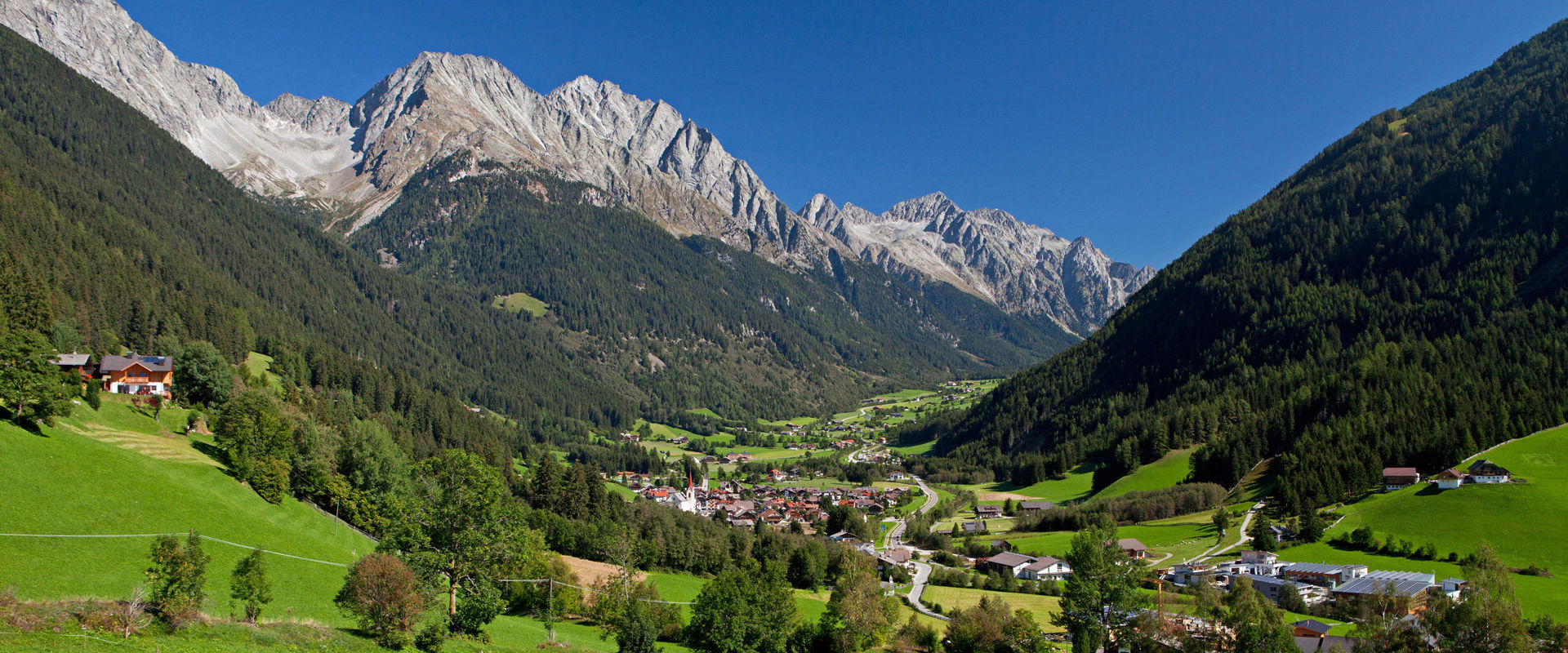 Antholz Antholz with the peaks of Rieserferner Ahrn Nature Park