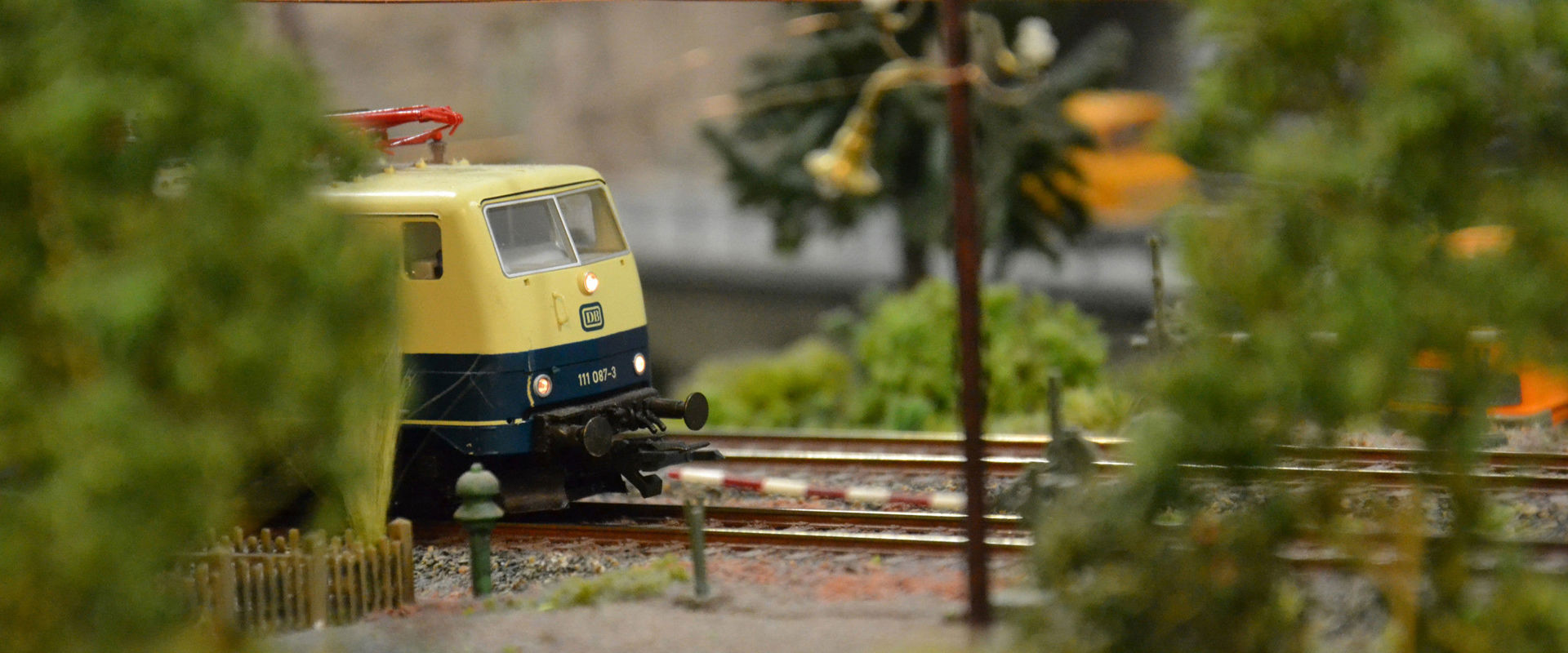 Railway World in Rabland near Merano Miniature railway on tracks.