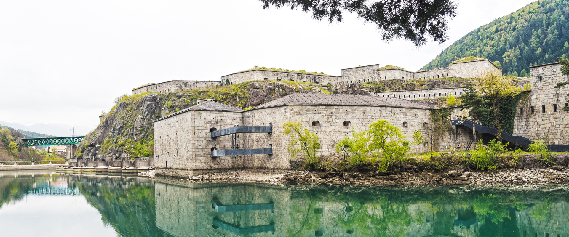 Franzensfeste Fortress & reservoir in Franzensfeste